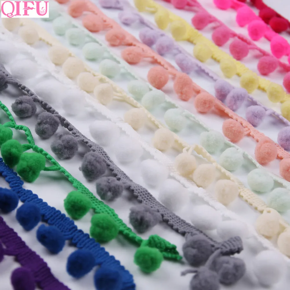

QIFU 10 Yards Colorful Lace Trim Diy Craft Supplies Handmade Crafts Materials Sewing Accesory Crafts Accessories Girl Favors