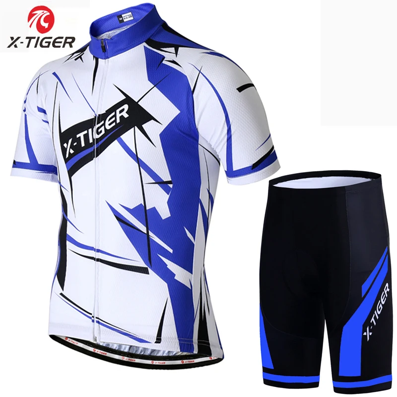 X-Tiger Pro Набор Джерси для велоспорта летняя одежда для велоспорта Майо Ropa Ciclismo Одежда для гонок и велоспорта комплект одежды для горного велосипеда - Цвет: Cycling set