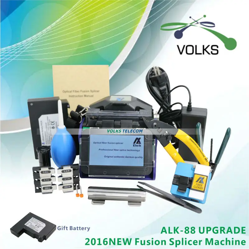 

Fast fiber optical fusion splicer Eloik ALK-88A free shipping