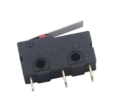 10pcs KW11 3Z 2 3PIN 5A 250VAC G69 Straight shank Tripod Mini Light Touch Switch for