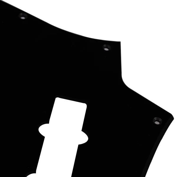 Black 1 Ply 10 Hole Pick Guard Pickguard Anti-scratch Plate Shield for JB Jazz Bass Guitar Accessory