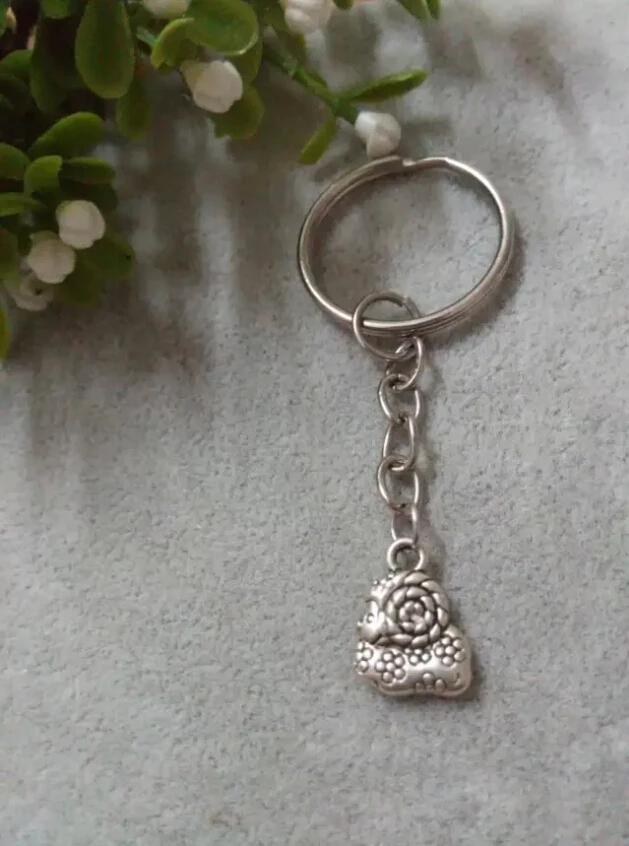 Fashion " Lovely sheep&quotkey chain - simple atmosphere Pendant Fit DIY charm keychain key ring Accessories D100 | Украшения и