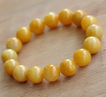 

Natural Free Shipping Perfect Chinese 100% A Grade Natural Jade/ Jadeite Bean Beads Bracelet