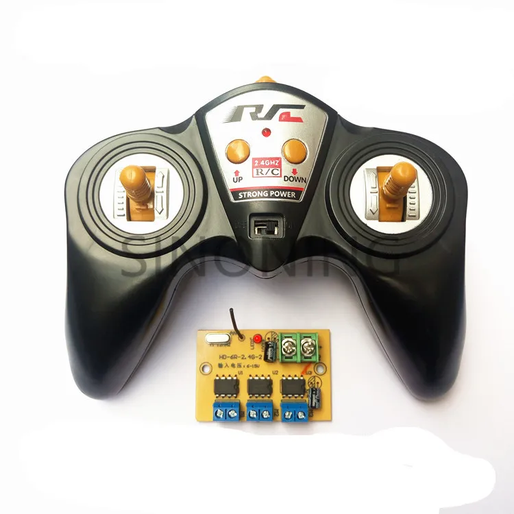 6CH high power 2 4G 50 meter remote control receiver car model ship DIY 6 15v