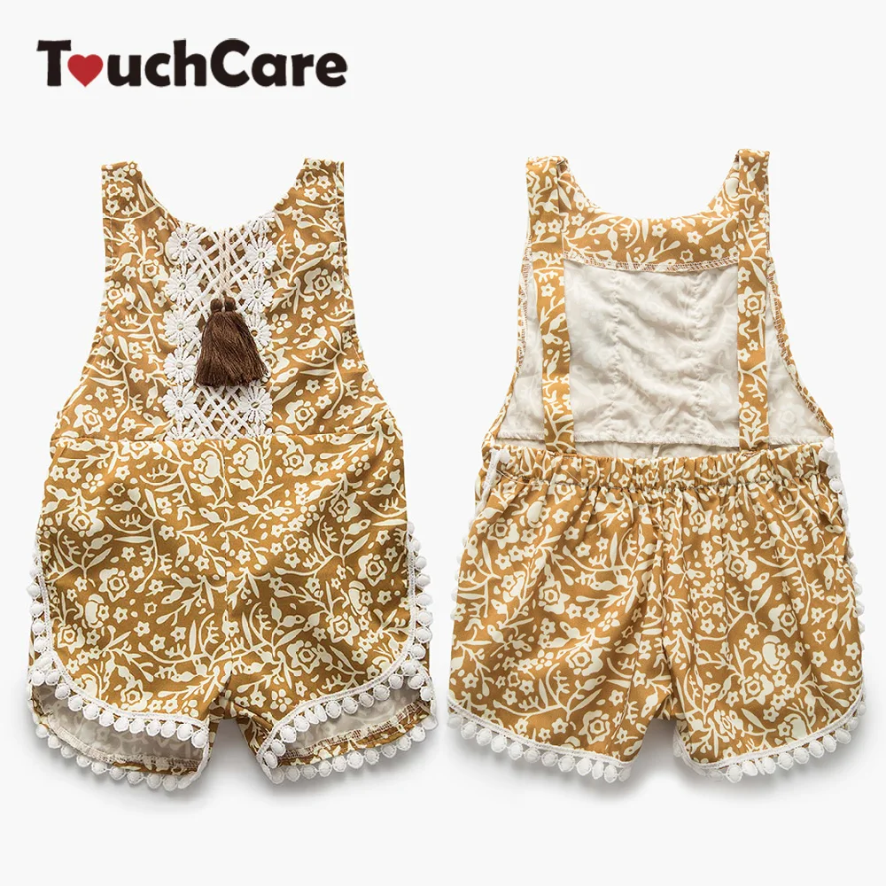 Clearance Newborn Baby Lace Floral Rompers Sleeveless Slip Baby Clothes Backless Jumpsuits