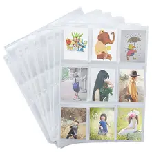 50 комплектов игровых карт для хранения Бумажник альбом коллекция страниц нейтральный Прозрачный чехол для карт
