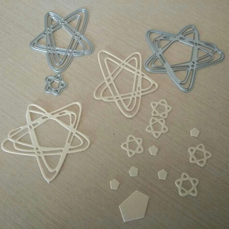 

Scrapbooking DIY Irregular Line Star Shaped Metal Cutting Dies Wedding Book Photo Album Art Card Decor Scrapbooking Die Cuts