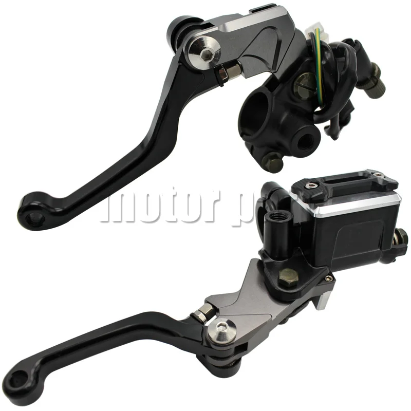 22mm Handlebar Motorbike Brake Master Cylinder Fluid Reservoir Clutch Levers For KTM EXC 500 XC