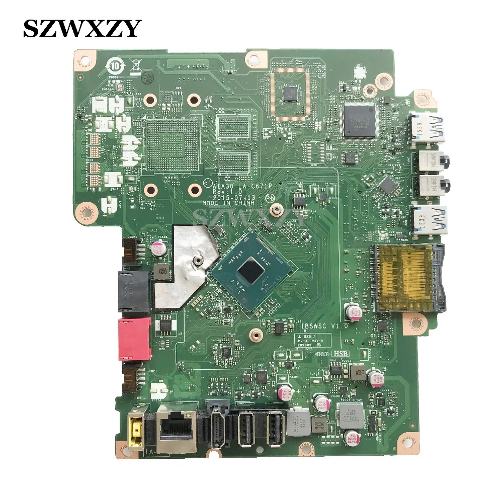 

AIA30 LA-C671P For Lenovo S200Z C2000 AIO Motherboard FRU: 03T7441 with SR2A7 N3700 Processor