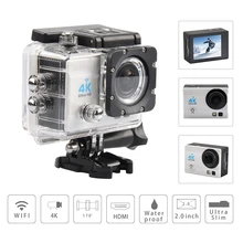 4K Video Camera Wifi 30M Waterproof 2.0inch LCD Helmet sport Camera Fotografica Cam 1080p FHD go waterproof pro camera