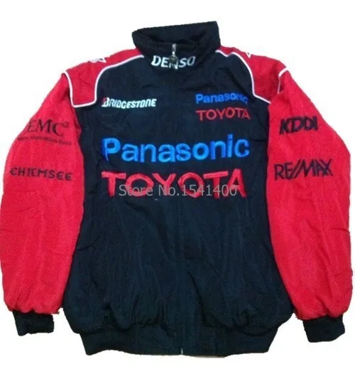 New Winter NEW Toyota Men's winter Windproof jacket black long sleeves embroideried coat clothes ...