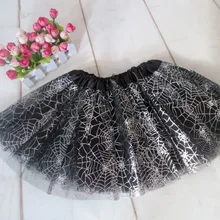 Черный паук юбка-пачка Хэллоуин пачка юбка для вечеринки