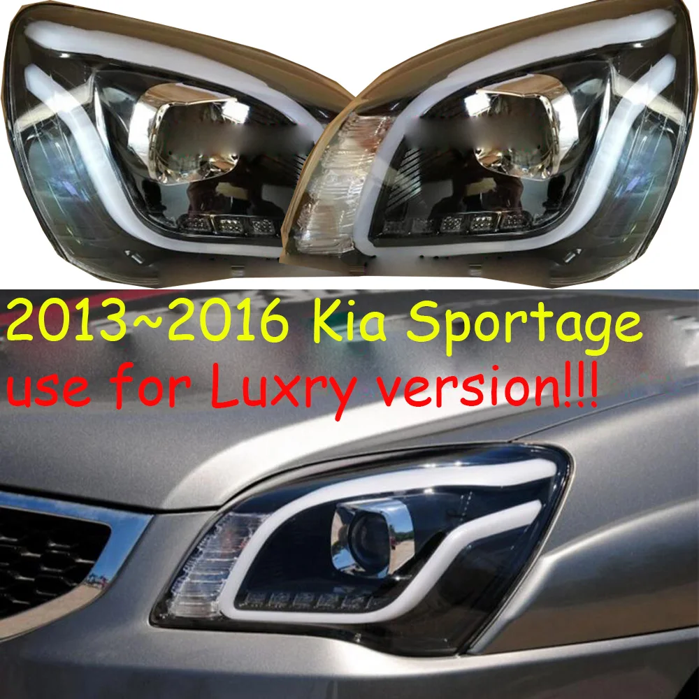 HID xenon, 2013~ автомобильный Стайлинг, KlA Sportage головной светильник, SportageR, soul, k5, sorento, kx5, ceed, Sportage Дневной светильник; автомобильные аксессуары