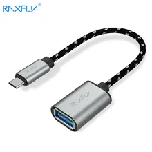 RAXFLY OTG Micro USB кабель адаптер для Xiaomi Redmi Note 5 Micro USB к USB 2,0 разъем Синхронизации Данных USB OTG адаптер зарядное устройство