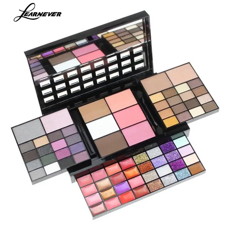 

Pro 78 Colors Eyeshadow Palette Blush Makeup Set 36 Eyeshadow + 28 Lip Gloss +6 Blush +4 Concealer Makeup Kit Cosmetics