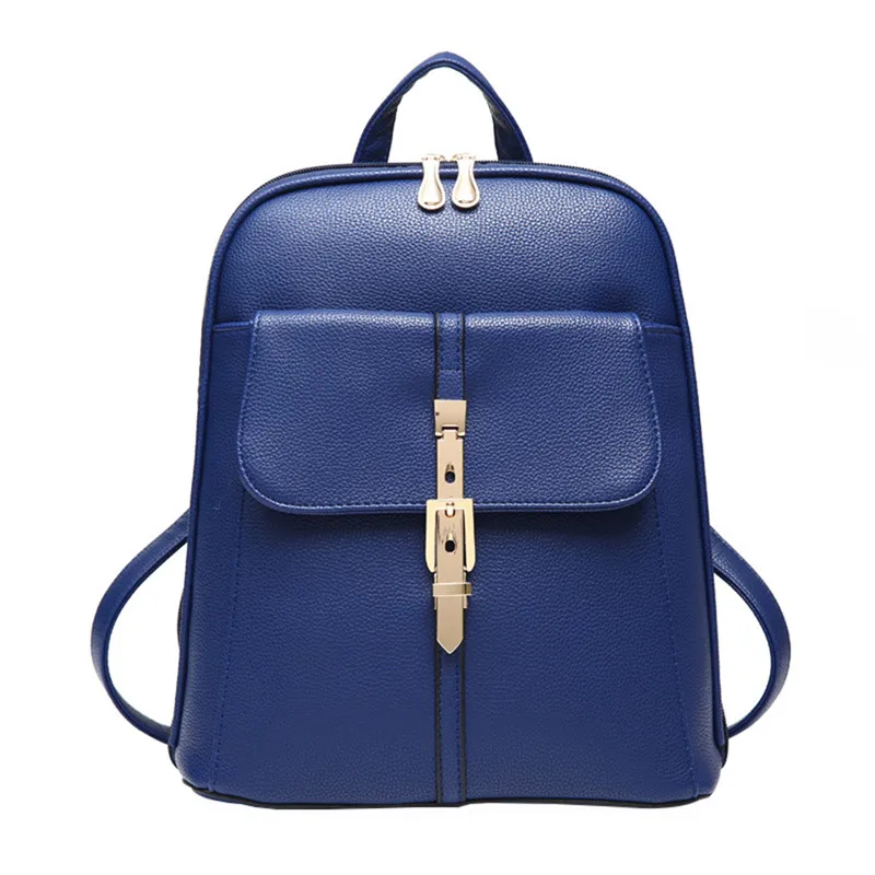 PU Leather Backpacks Women Backpack Fresh School Bags for Teenagers Girls Mochila Bagpack Female Travel bag
