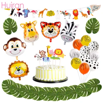 

Huiran Animal Balloons Baloons Happy Birthday Balloons Safari Party Jungle Party Decor Birthday Party Decorations Kids Ballons