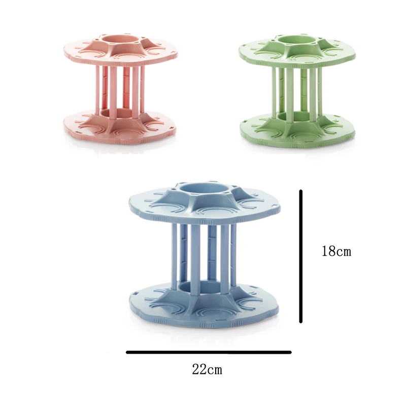 FHEAL 2 Tiers 360 Degree Rotating Beverage Can Storage Rack Kitchen Spice Jar Condiment Bottles Tray Drink Organizer Holder (4)