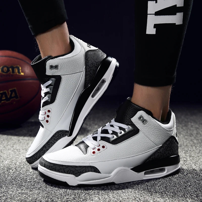 

Plus Size 47 Basketball Shoes Men Sneakers Breathable Shockproof Jordan Shoes Man Anti-skid Outdoor Sport Athetic Shoes sneaker