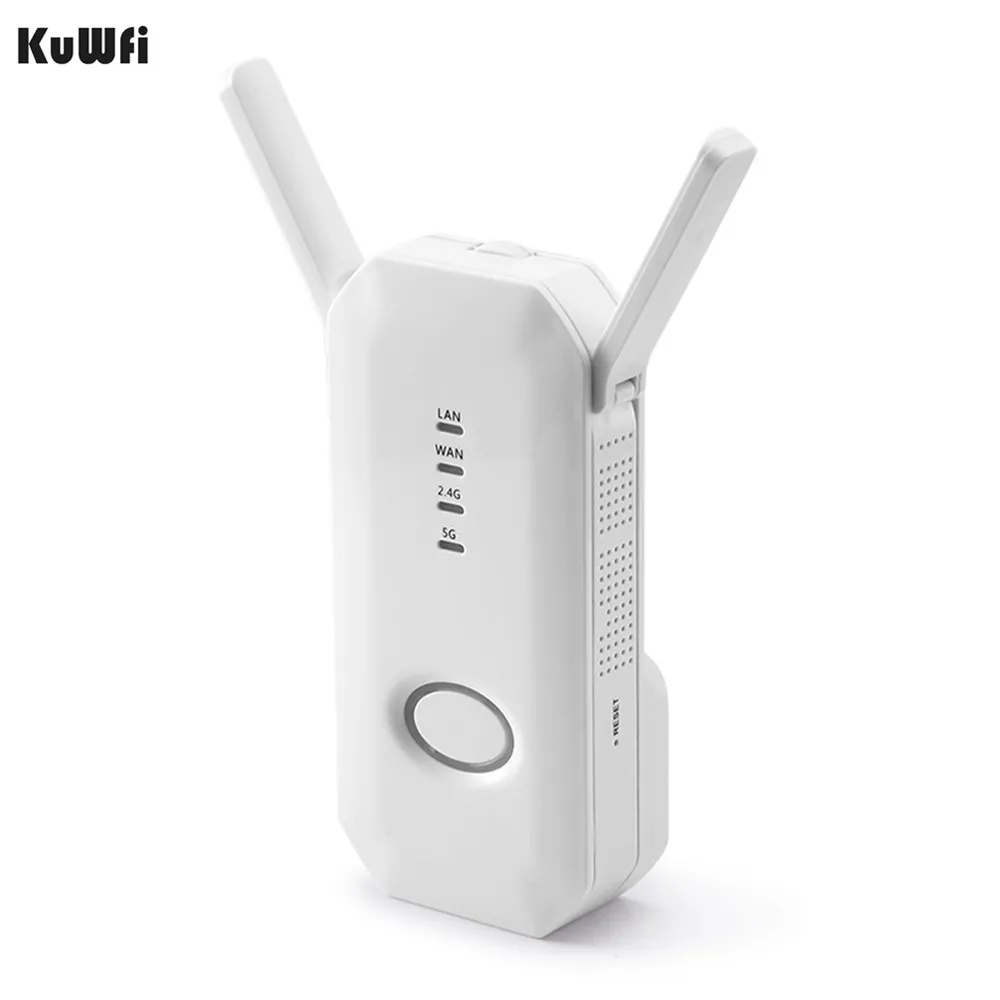 KuWFi 750 Мбит/с беспроводной WIFI ретранслятор Wifi маршрутизатор двухдиапазонный 2 4