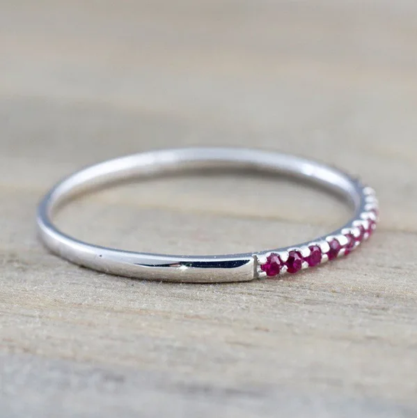 red stone rings for women 6