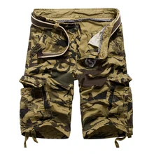 Камуфляжные мужские шорты Карго новые мужские s мужские шорты в повседневном стиле свободные рабочие шорты мужские военные короткие женские укороченные брюки больших размеров 2B1148