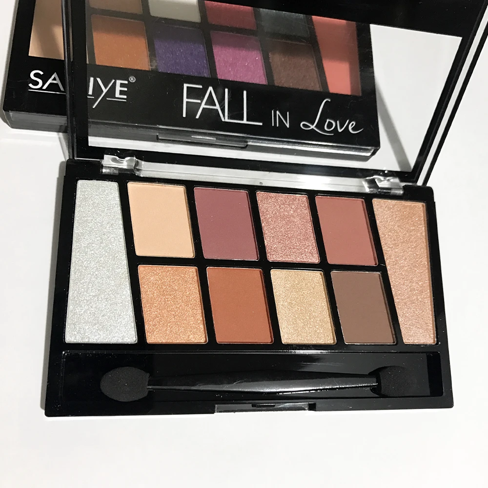 

SANIYE 10 Color Eyeshadow Makeup Palette paleta de sombra matte Eye Shadow MakeUp LongLasting Eye Palette Wholesale E105