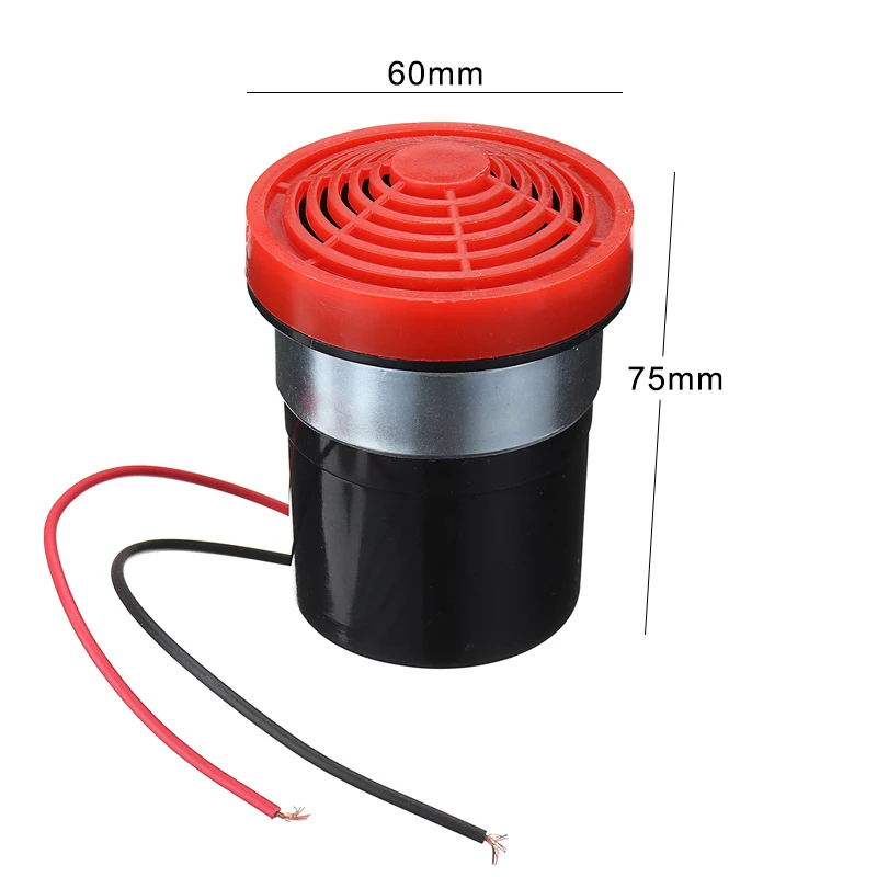 12v-24v Car Motorcycle Vehicle Reversing Horn Speakers Warning Siren Backup Alarm Warning Sound Beep Reverse Siren Invisible