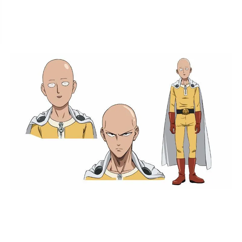 Аниме мультфильм ONE PUNCH MAN Saitama Косплей костюмы супергероя дети взрослые хлопковые комбинезоны боди Zentai костюмы с плащом Новинка