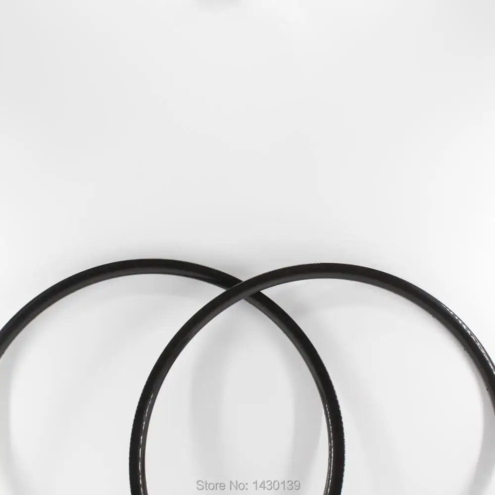 Perfect 2Pcs New 27.5" inch clincher rim Mountain bike 3K UD 12K full carbon fibre bicycle wheels rims MTB 27.5er 30mm width Free ship 2