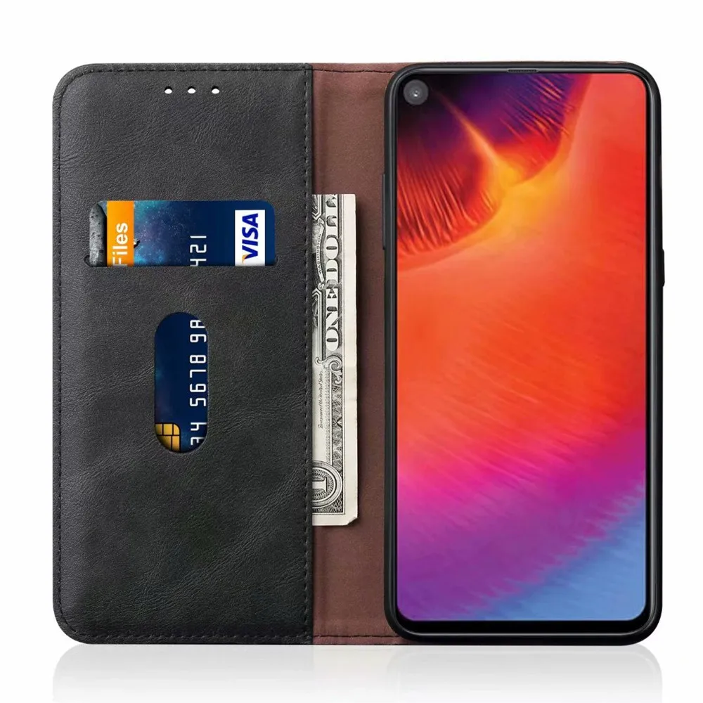 Phone Case sFor Samsung Galaxy A60 Case Luxury Vintage Flip Leather Wallet Card Cover Funda For Galaxy A60 A 60 Case Cover Capa