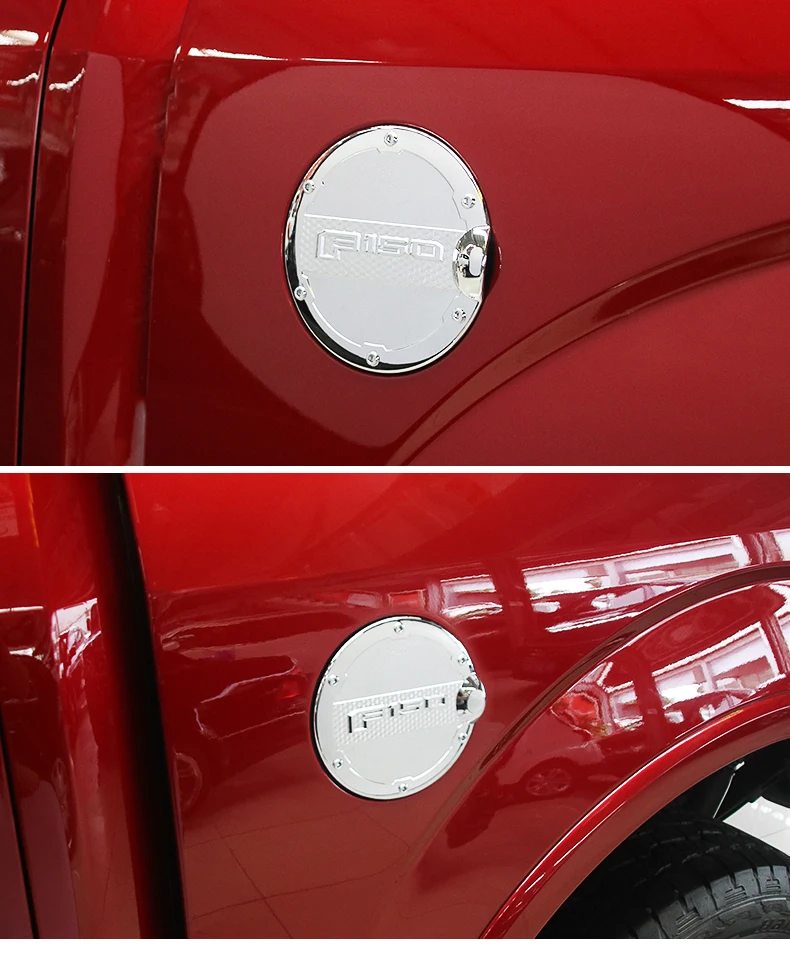 Для Ford F-150 автомобильный топливный наполнитель дверная газовая крышка Petro крышка отделка автомобильный Хром ABS Стайлинг Аксессуары для формовки