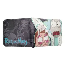 Кошельки с персонажами мультфильмов фильм Рик и кошелек Морти держатель для карт с Сион карман на молнии Chi's сладкий дом Детский кошелек