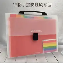 Список A4 органайзер для файлов 13 карманов пластиковый широкий кошелек аккордеон папки буквы размер портативная Сумочка для документов держатель