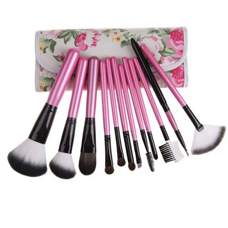Lowest Price 12pieces/set Professional Makeup Brushes Foundation