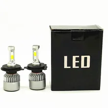 Peças Auto H4 2 LED H7 H11 H8 9006 HB4 H1 H3 HB3 72W 8000LM Alta Baixa Feixe de Automóveis Lâmpadas Do Farol Do Carro Lâmpada 6500K 12V
