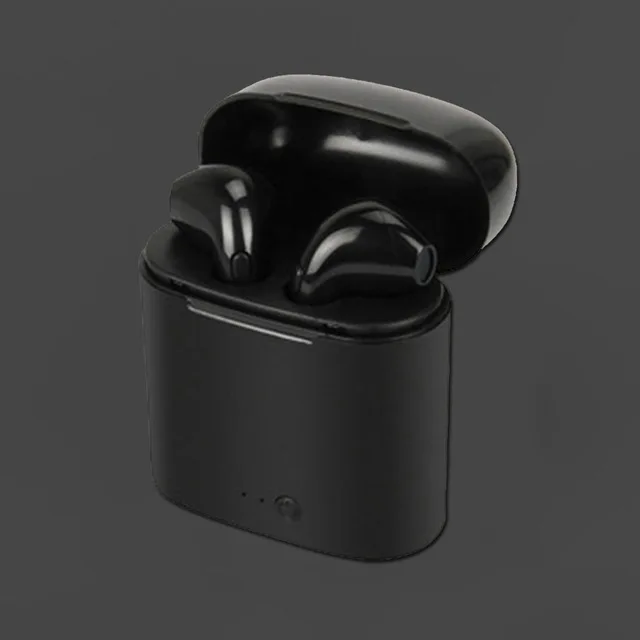 I7 i7s TWS Беспроводные Bluetooth 5,0 наушники-вкладыши наушники гарнитура с микрофоном для телефона iPhone Xiaomi samsung huawei LG - Цвет: 1 set black