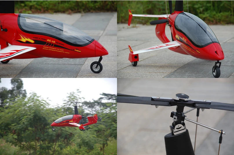 Unique RC Gyrocopter airplane model AC10 PNPin RC Airplanes from Toys & Hobbies on Aliexpress
