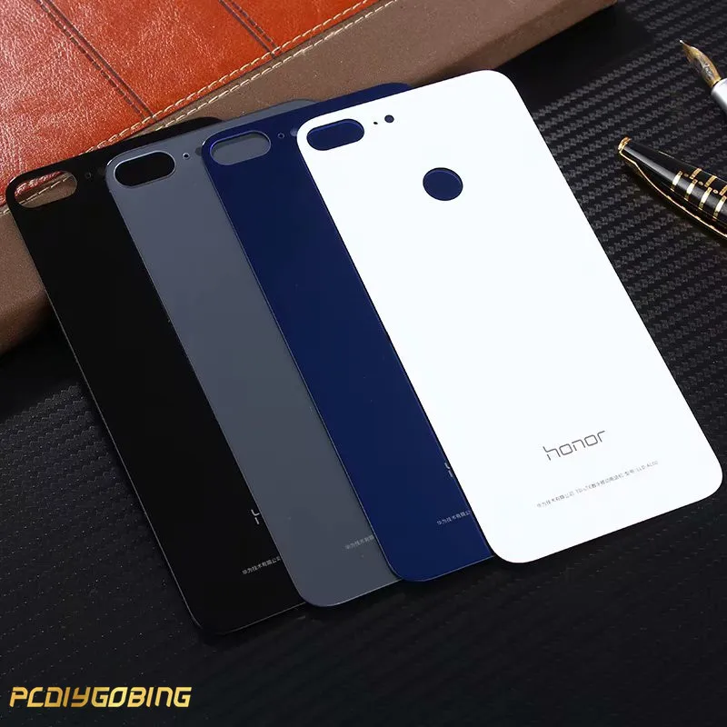 Роскошная задняя крышка батарейного отсека для Honor 9 Lite верхнее закаленное стекло