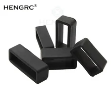 Резиновый ремешок для часов аксессуары 18 мм/20 мм/22 мм/24 мм/26 мм черный силиконовый для часов Ремешок маленькие резиновые петли для фиксации патрона 1 шт