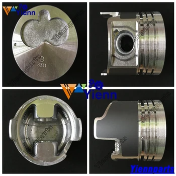 

4LC1 Piston 8-97176-612-0 with pin and clips for SUMITOMO SH40JX Mini Excavator 4LC1 diesel engine repair parts