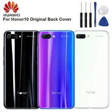 Huawei, аккумулятор, стеклянная задняя крышка для huawei Honor 10, 5,84 дюйма, задняя крышка, защитный чехол для телефона