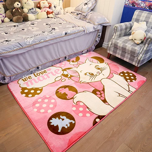

190X240CM Cartoon White Cat Baby Popular Not Slippery Living Room Bedroom Study Play Mats Game Carpet Rugs Floor Home Decoration
