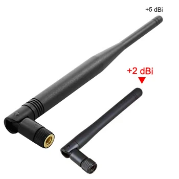 

Wireless Antenna SMA reverse +5dBi , Wireless Dipole Dual Band Antenna SMA reverse +5dBi