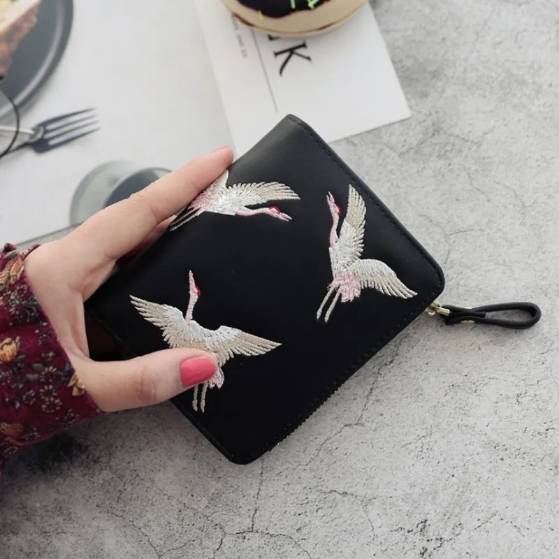 

High quality Women's Wallet Lovely Cartoon Animals PU Leather Female Small Coin Purse Hasp Zipper Purse Card Holder For Girls