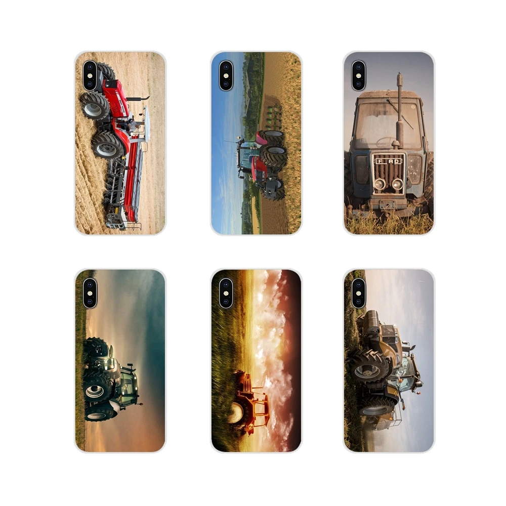 Силиконовый чехол для Apple iPhone X XR XS MAX 4 4S 5 5S 5C SE 6 6S 7 8 Plus ipod touch Massey Ferguson тракторы