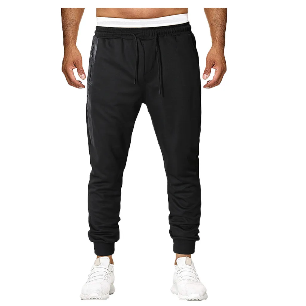 Men Pants Hip Hop Harem Joggers Pants New Male Trousers Mens Joggers Solid Multi-pocket Pants Sweatpants plus size M-5XL 5.8A