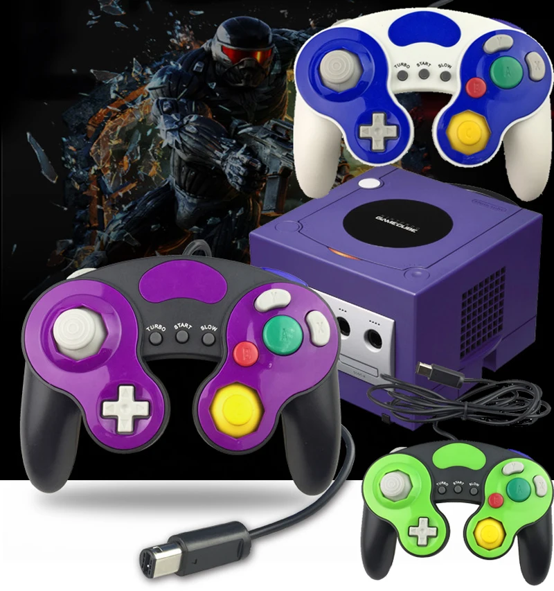 

For NGC Wired Handheld Joystick Gamepad Controller For Nintendo Gamecube For NGC Wii Console Control Converter Adapter NS Switch