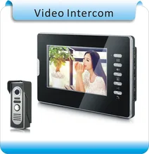 Exclusive starting 7″ TFT LCD Home Security Video Door Phone Doorbell Intercom System with 1 Cameras + 1 Monitor, Door Bell