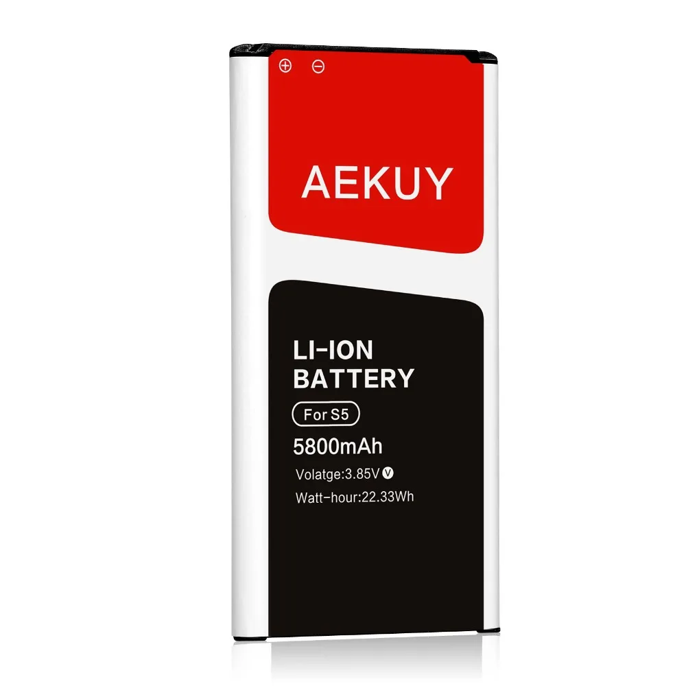 high capacity S5 Battery 5800mAh Replacement Li Ion Battery for